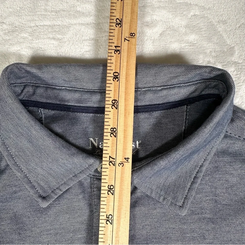 Nat Nast Polo Shirt Men Size XL Gray Short Sleeve Stretch Comfort Golf EUC - Picture 8 of 10